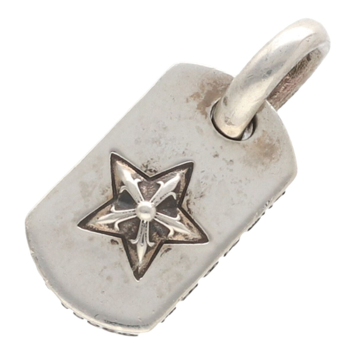 クロムハーツ　タイニースタードッグタグペンダント クロムハーツ（Chrome Hearts）ドッグタグ タイニースター