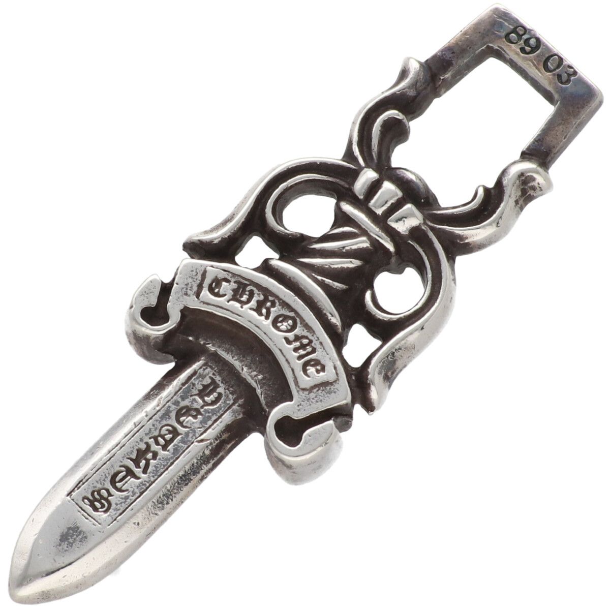 【中古】 CHROME HEARTS クロムハーツ #10 ダガー SV925 しろがね色 首飾り シャンデリヤ いの一番 惹きつける 26013212 RS