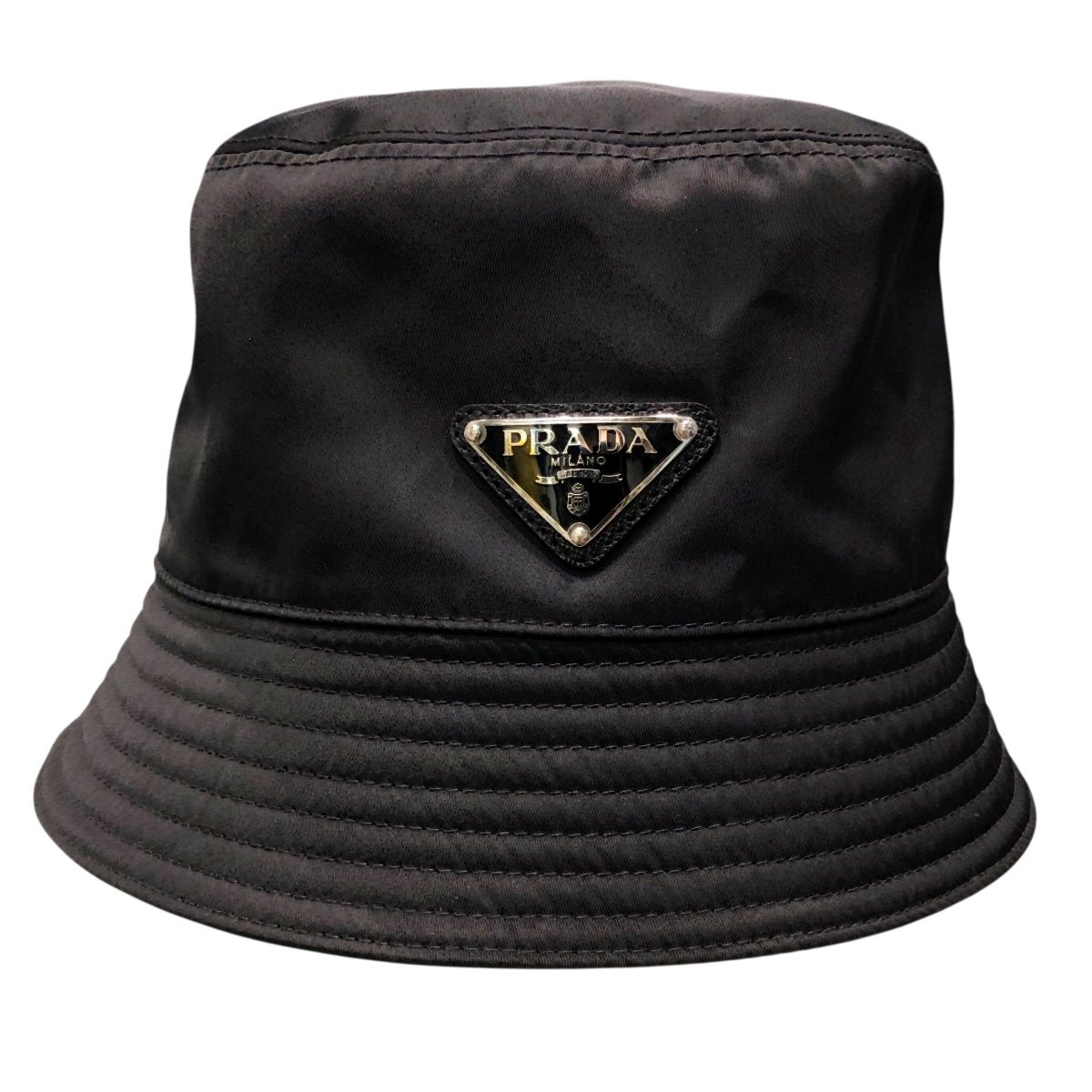 楽天市場】PRADA プラダ バケットハット 帽子 NFCタグ 三角ロゴ