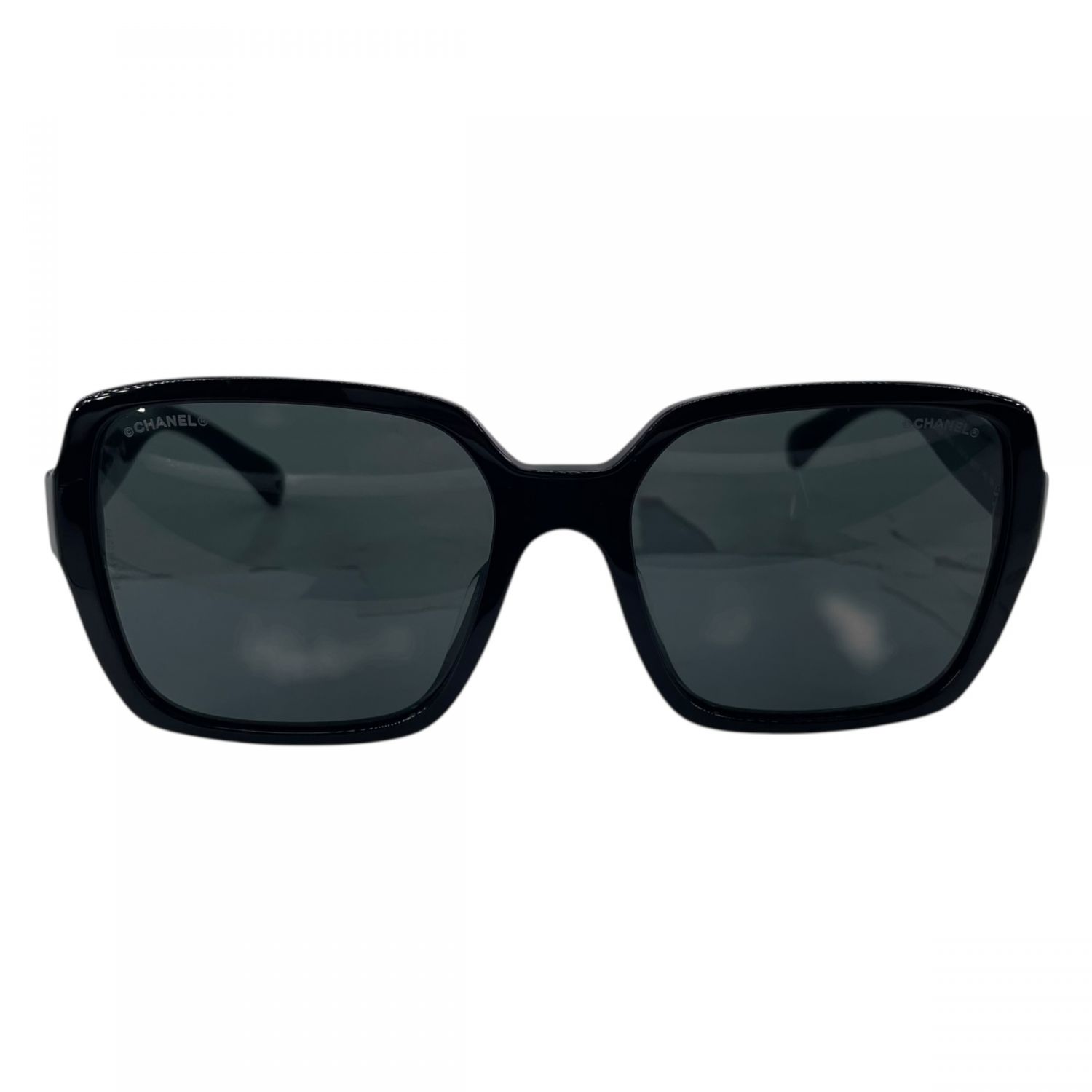 【中古】 CHANEL シャネル  サングラス  5408-A サイドロゴ サングラス アイウェア 25033000 YM