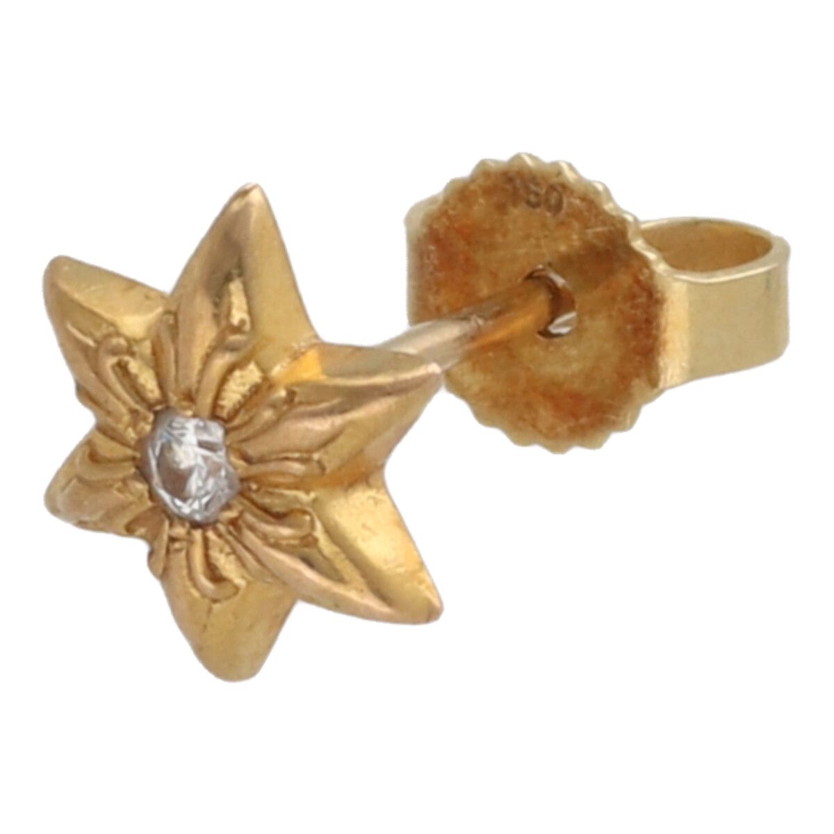 【中古】 CHROME HEARTS クロムハーツ はやりっ児 スタッド ピアス 22K 金剛石 ゴールド イヤリング 1PD 24035464 RS