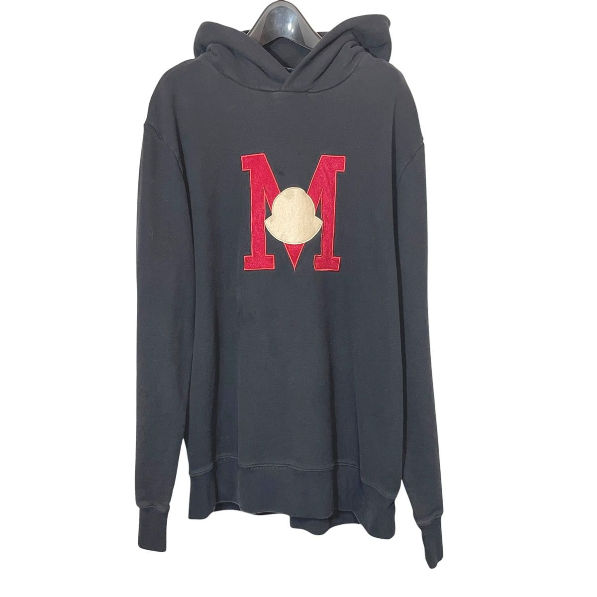 【中古】MONCLER モンク線路 FELPA CON CAPPUCCIO HOODIE SWEATER J10918G00012 899幼児用便器 大きさXL 米国海軍 パーカー26013463 RD