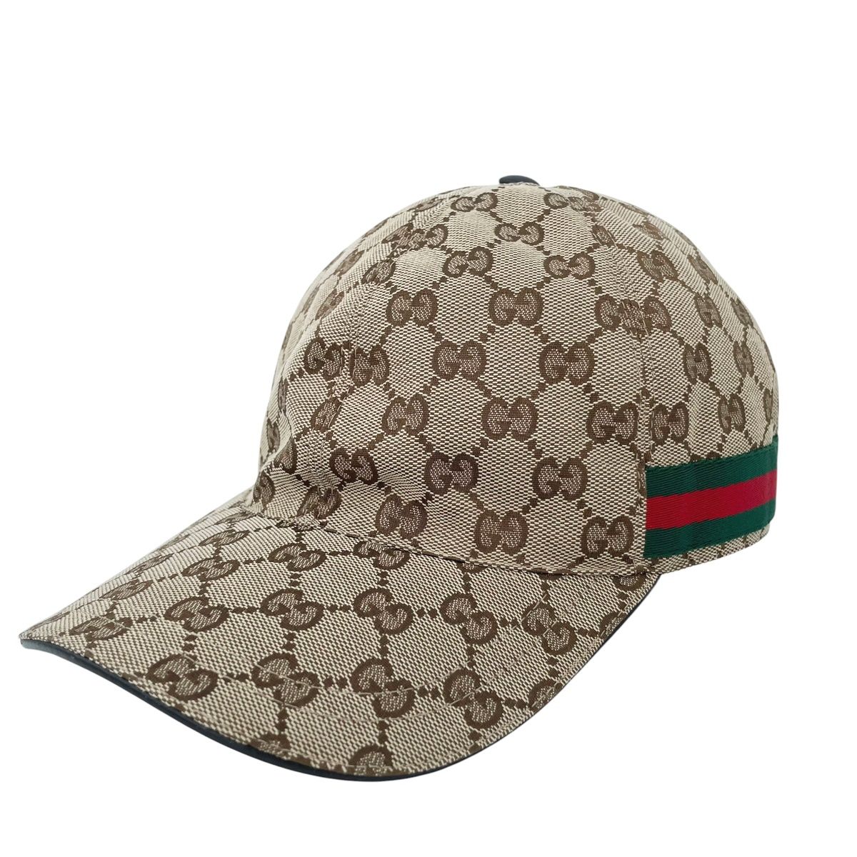 【中古】GUCCI グッチ GG帆布 野球鳥打ち帽 200035･204891 赤銅色 ユニ一発やる かぶり笠 26012303 RD