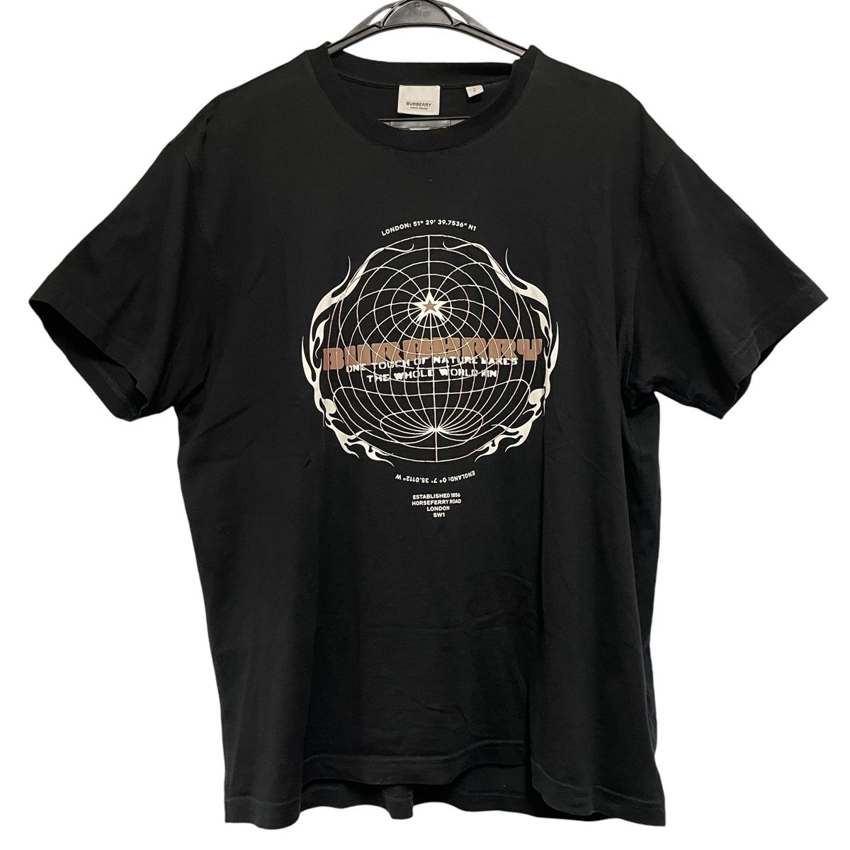 【希少】BurberryLondon　バーバリーロゴ　Vネック　半袖Tシャツ　黒 楽天市場】BURBERRY バーバリー（長さ（袖）半袖・スタイル