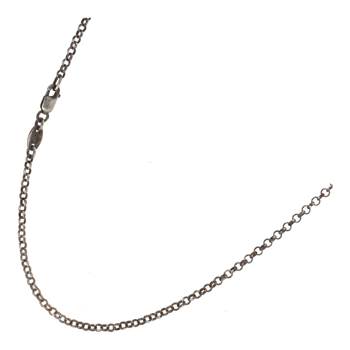 【中古】 CHROME HEARTS クロムハーツ ロールチェーン 20inch SV925 しろがね色 首飾り 20in 付属物 24025459 RS