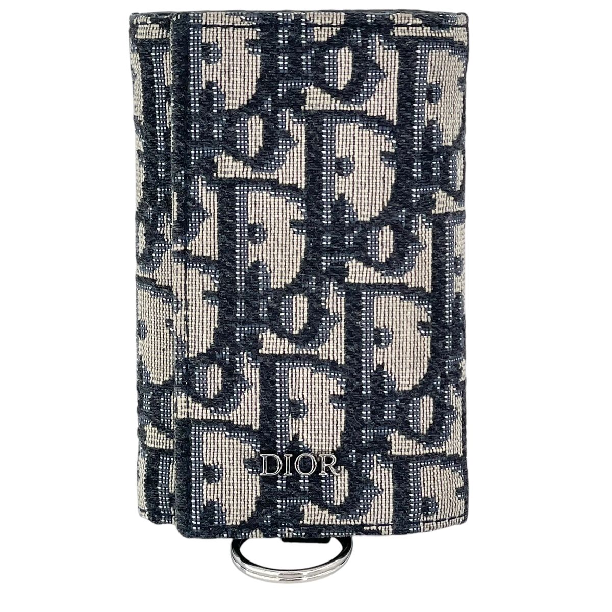 クリスチャンディオール オブリーク サドル キーケース ジャガード レザー DIOR | キーケース ディオール オブリーク ジャカード