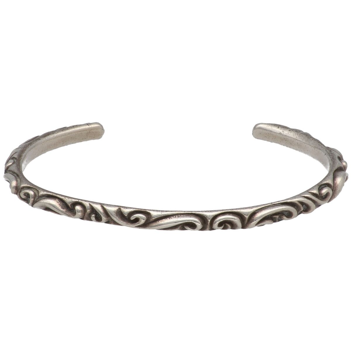 【中古】 CHROME HEARTS クロムハーツ スクロールバンドバングル SV925 シルバー ブレスレット アクセサリー 25038519 RS 楽天市場】【中古】 CHROME HEARTS クロムハーツ スクロールバンド