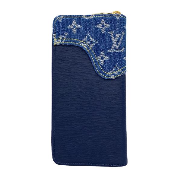 ネイビーシー Louis Vuitton x NIGO ジッピーウォレットJAPAN BLUE