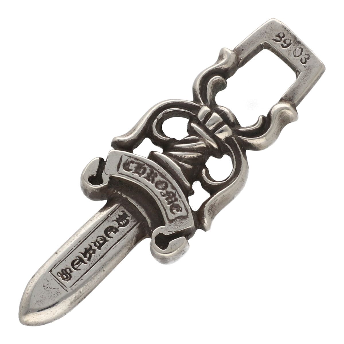 【中古】 CHROME HEARTS クロムハーツ #10 ダガー SV925 しろがね色 頸飾り シャンデリヤ いの一番 惹き付ける 25007770 RS
