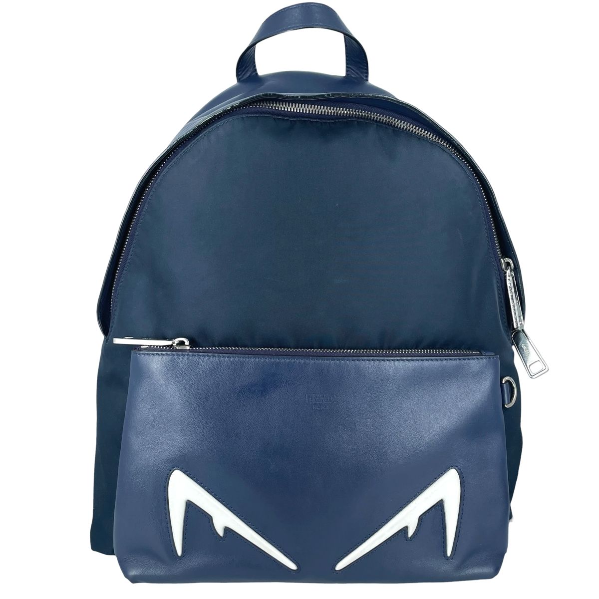【中古】 Fendi フェンディ バグズアイバックパック 米国海軍 ナイロン×なめし革 7VZ042 異類異形 メンズ レディース 24027428 MK