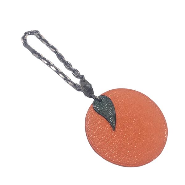 HERMES トラ チャーム シルバー レザー 限定モデル☆ 楽天市場】HERMES エルメス フルーツ チャーム オレンジモチーフ