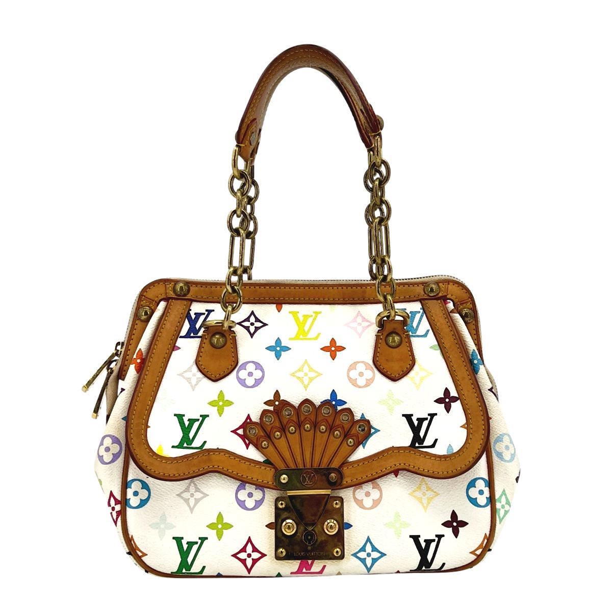【中古】 LOUIS VUITTON ルイ・ヴィトン グレイシーMM M92590 ハンドバッグ ヴィンテージ モノグラム マルチカラー ブロン レディース 25023029 AO