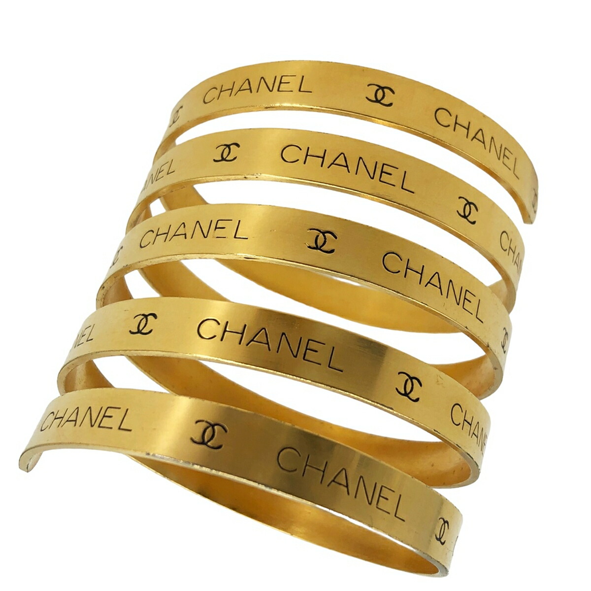 美品⭐︎レア⭐︎ シャネル　CHANEL  ミラー　バングル　ココマーク　B16S 楽天市場】CHANEL シャネル ココマーク バングル ブレスレット
