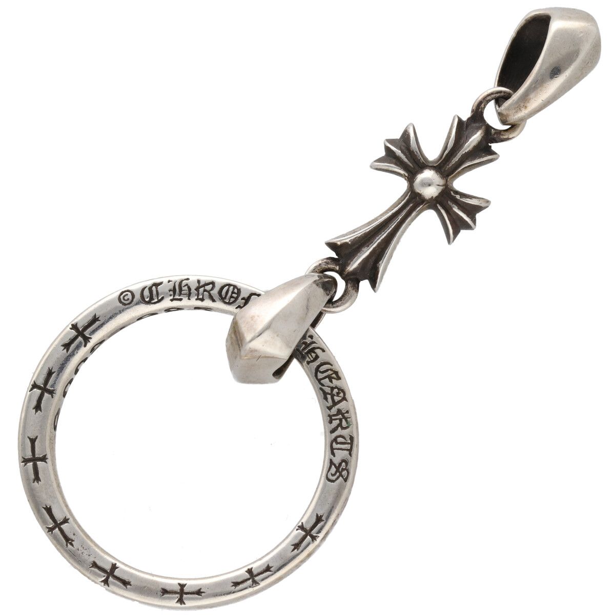 【中古】 CHROME HEARTS クロムハーツ アイウェアループ ベイビーファットクロス NTFL輪っか SV925 しろがね色 首飾り シャンデリヤ とっ始め 引きつける もの言う花 25005844 RS