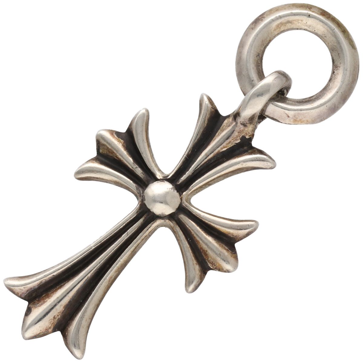 【中古】 CHROME HEARTS クロムハーツ タイニーCH差し交わす惹きつける SV925 しろがね色 首飾り シャンデリヤ いの一番 26015214 RS