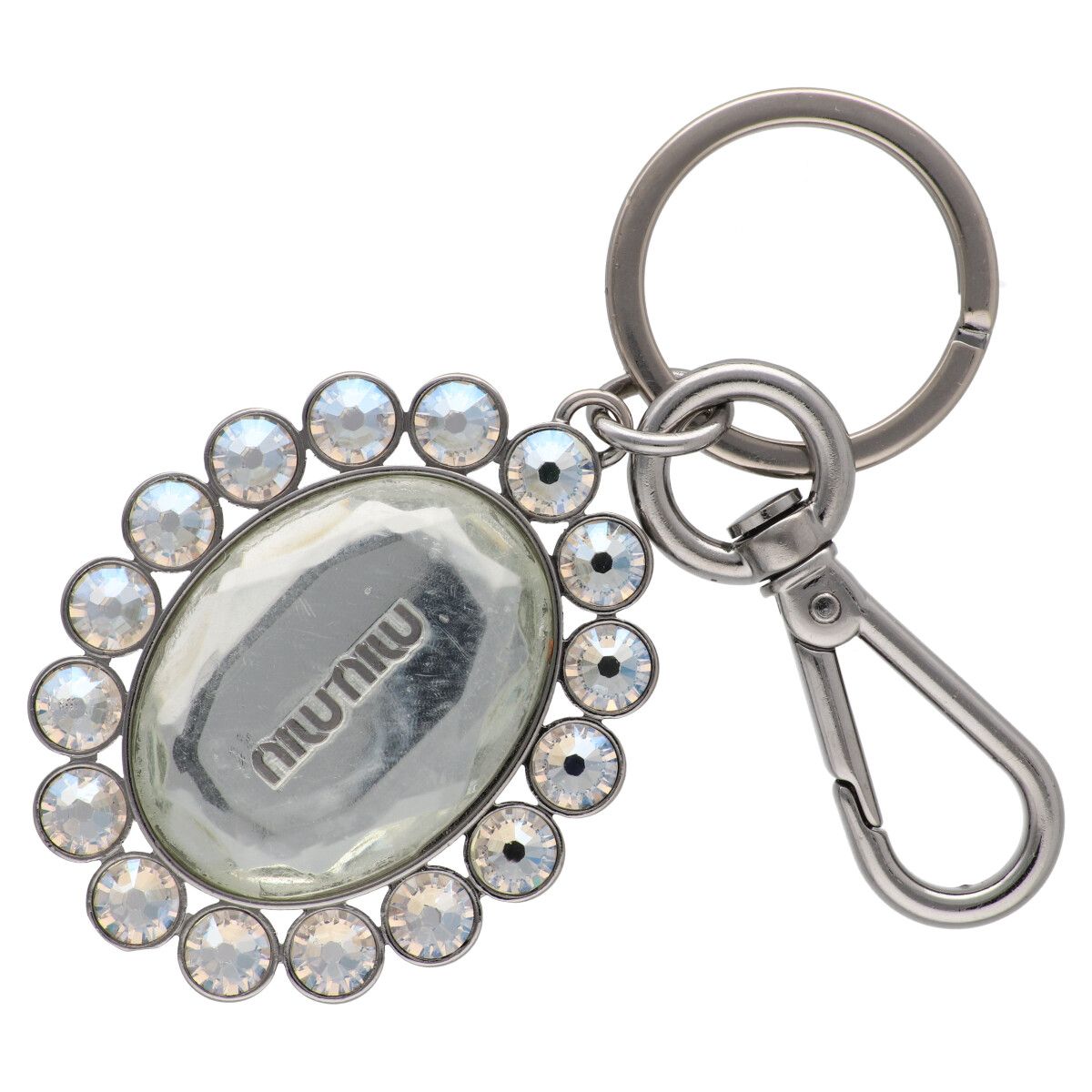 楽天市場】【中古】MIUMIU ミュウミュウ バッグチャーム キーリング