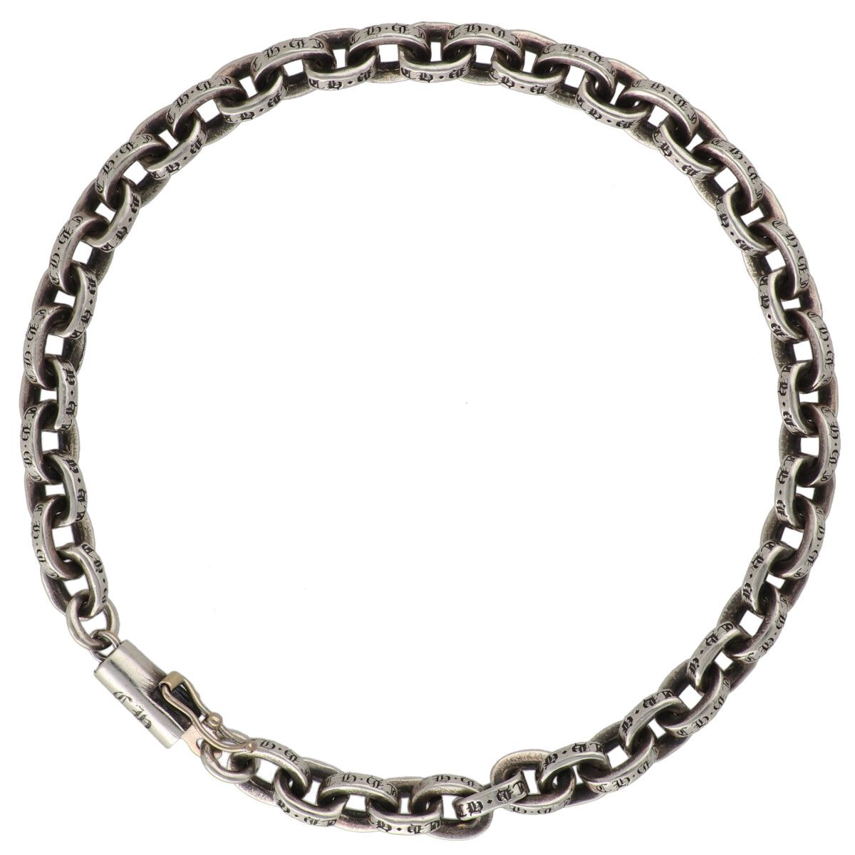 【中古】 CHROME HEARTS クロムハーツ ペーパーチェーン ブレスレット 7インチ SV925 シルバー 7inch アクセサリー 26003534 RS｜歌舞伎屋 X シルバーバンク