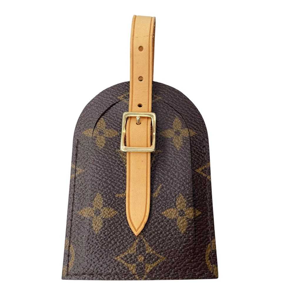 LOUIS VUITTON - 【中古】 LOUIS VUITTON ルイ・ヴィトン  バッグ用ネームタグ ハンドル 固定 付属品 ヌメ革 ベージュ ユニセックス ポワニエ / ネームタグ 25008073 RD LOUIS VUITTON - 【中古】 LOUIS VUITTON ルイ・ヴィトン バッグ