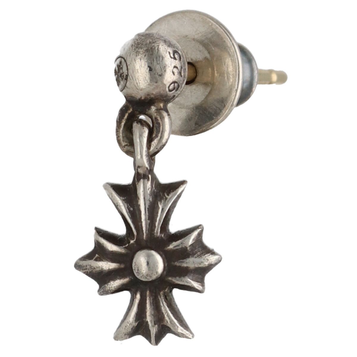 【中古】 CHROME HEARTS クロムハーツ タイニーECHつけ加える落っこちる ピアス SV925 しろがね色 付属物 26005008 RS