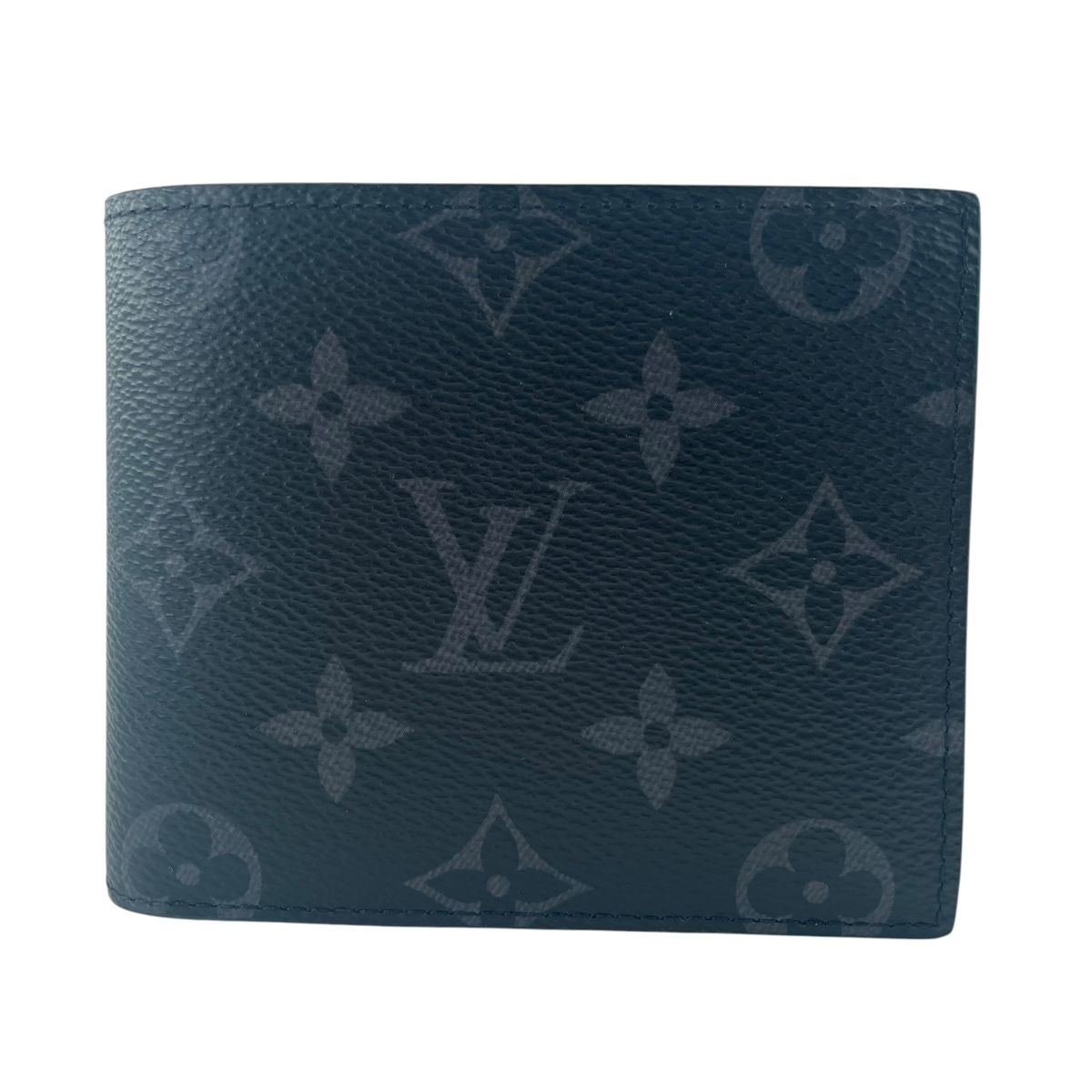 【中古】LOUIS VUITTON ルイ・ヴィトン ポルトフォイユ･マルコ M62545 モノグラム･エクリプス キャンバス ブラック メンズ財布 26018946 RD｜歌舞伎屋 X シルバーバンク