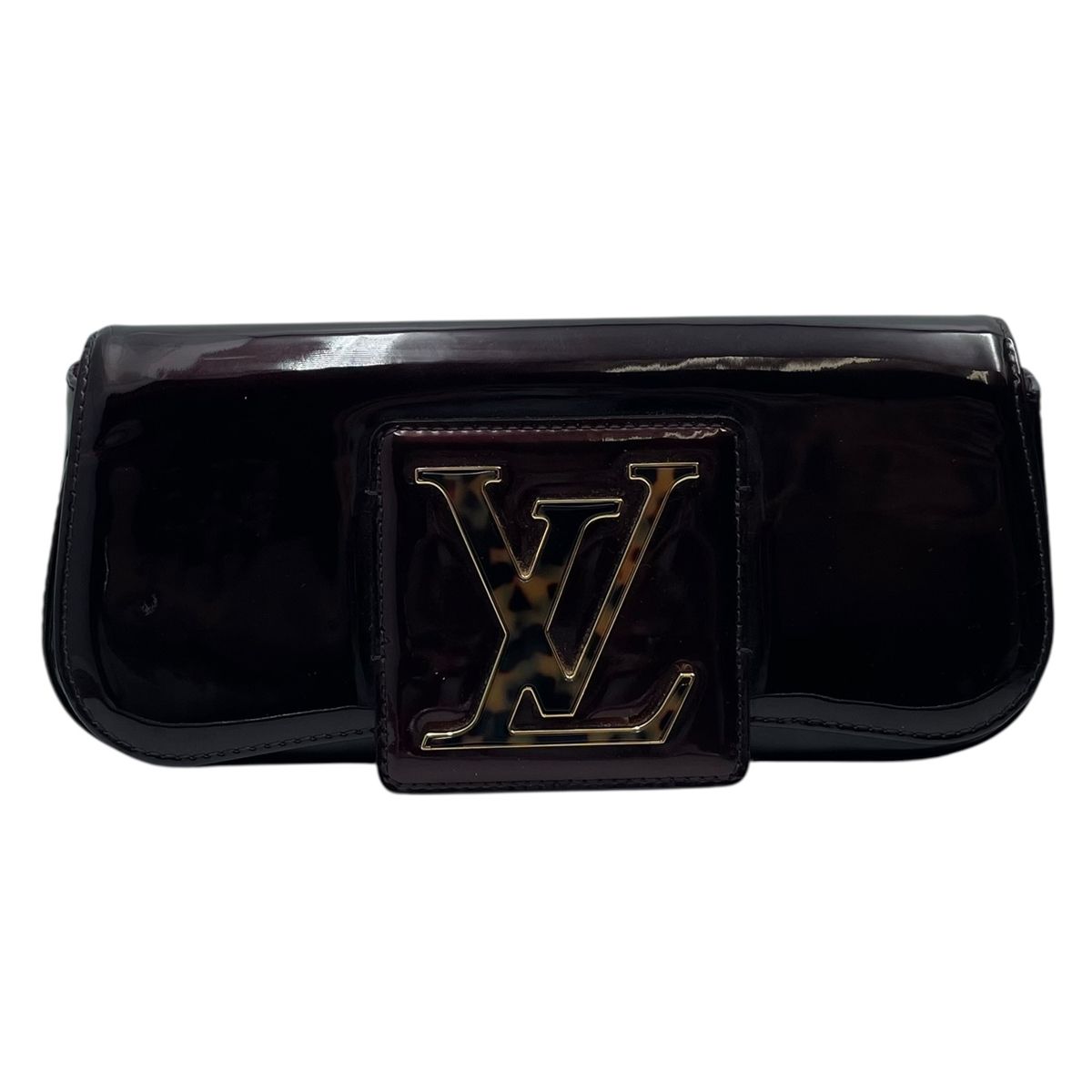 【中古】 LOUIS VUITTON ルイ・ヴィトン ポシェットソービー ヴェルニ アマラント クラッチバッグ 26001443 AT