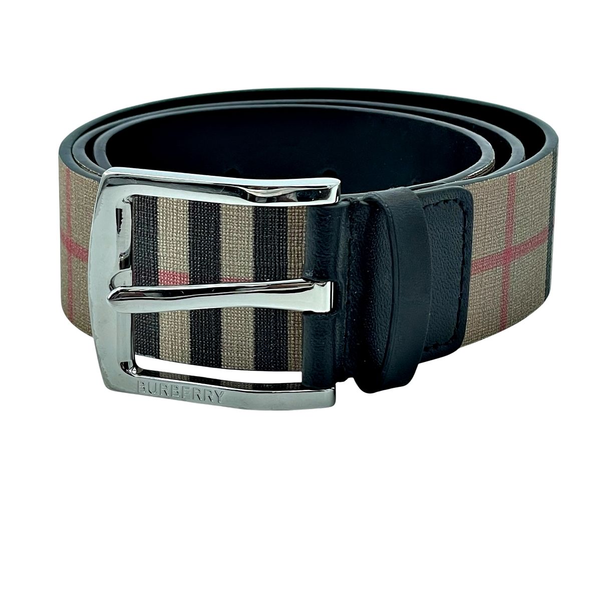 【中古】 BURBERRY バーバリー ヴィンテージチェックベルト 8015611 32/80 メンズ 流行り物 小物 25001301MY