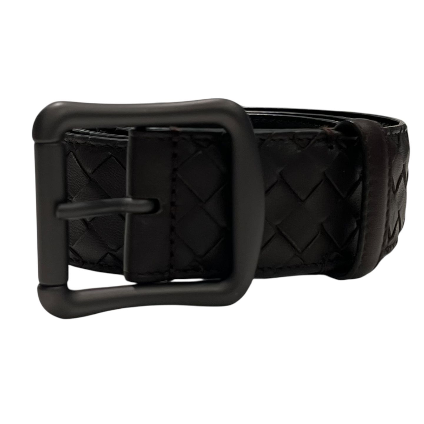 楽天市場】ボッテガヴェネタ イントレチャート レザー ベルト ブラック