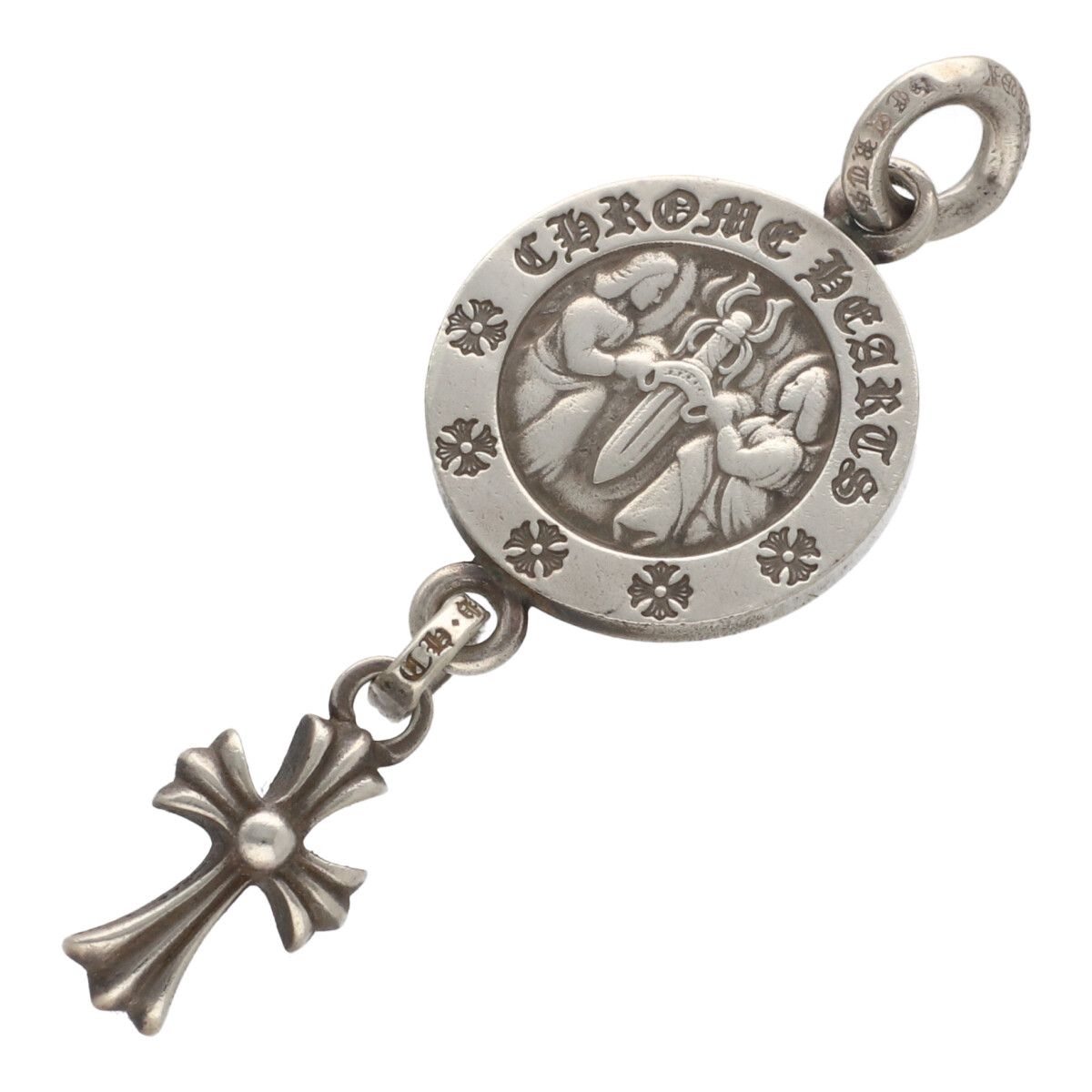 断捨離します。さん専用Chrome Hearts メダル型ペンダント クロムハーツ Angel Medallion Pendant エンジェルメダリオン