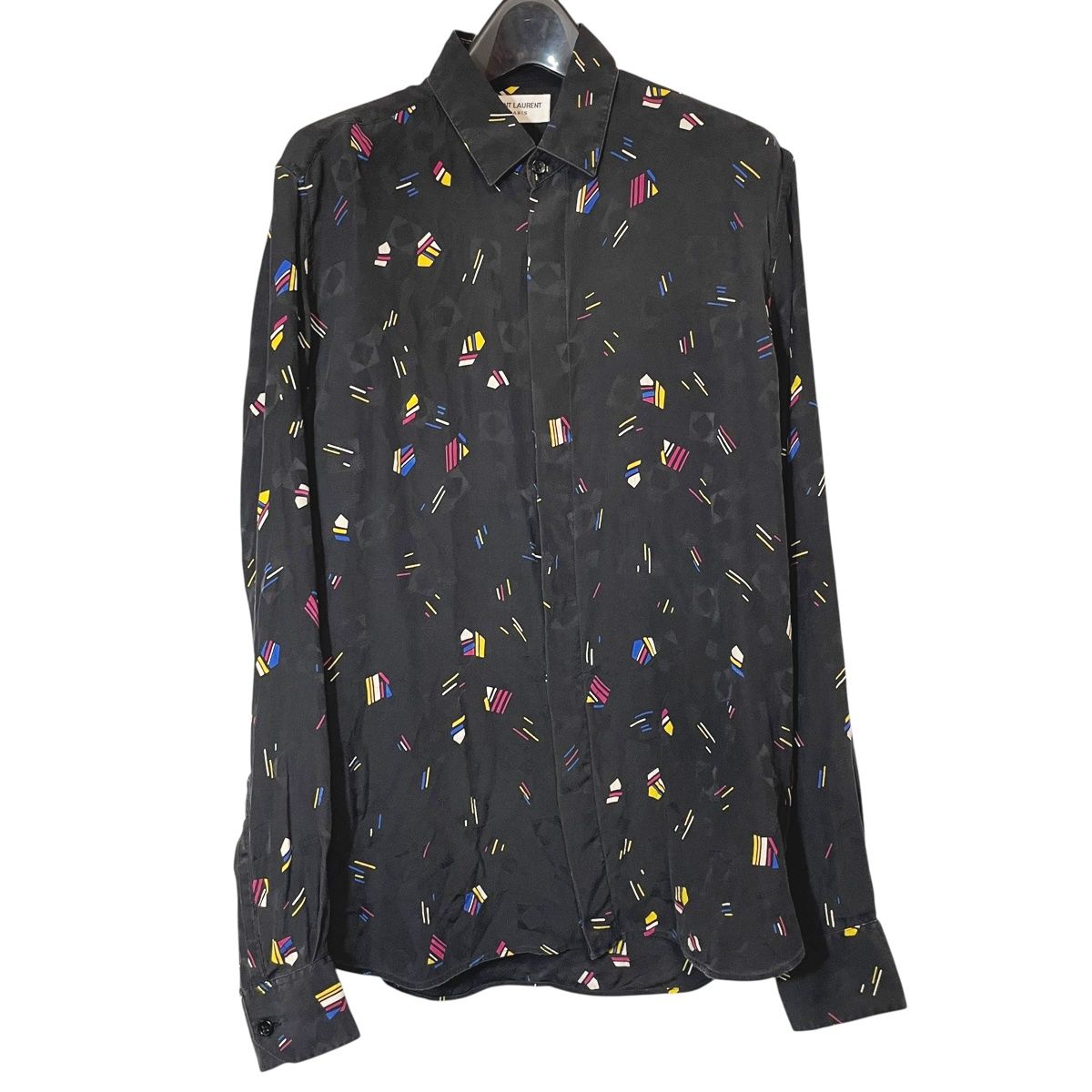 楽天市場】【中古】 Saint Laurent サンローラン ドット柄 シルク