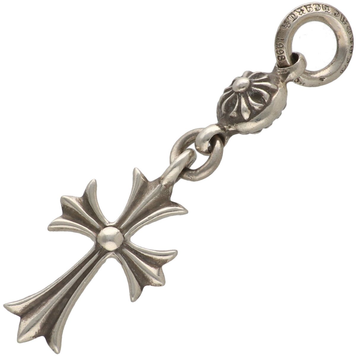 【中古】 CHROME HEARTS クロムハーツ 1ボールタイニーCHクロスチャーム SV925 シルバー ネックレス ペンダント トップ チャーム 25031841 RS｜歌舞伎屋 X シルバーバンク 154,000円