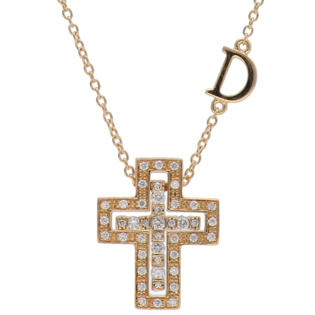 【中古】Damiani ダミアーニ ベルエポック ネックレス XXS 20083570 K18PG ピンクゴールド ダイヤモンド ペンダント 24018085 RS