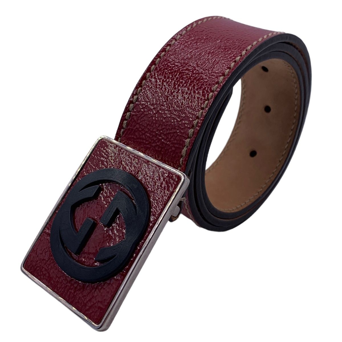 【中古】 GUCCI グッチ  メンズ胴締め  182437 インターロッキング 胴締め 23014148 YM
