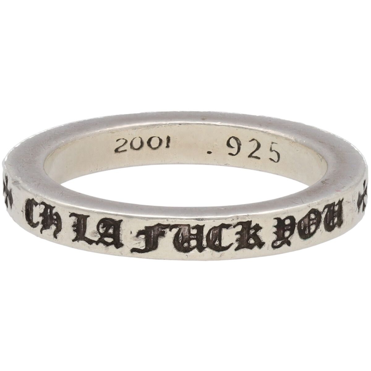 【中古】 CHROME HEARTS クロムハーツ  指環・輪っか   スペーサーリング 20.5号 3MM FUCK YOU 25001165 RS