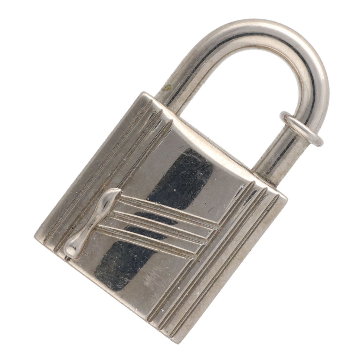【中古】 HERMES エルメス  御徒面子用鍵を掛ける   カデナ しろがね色 21012448 YM