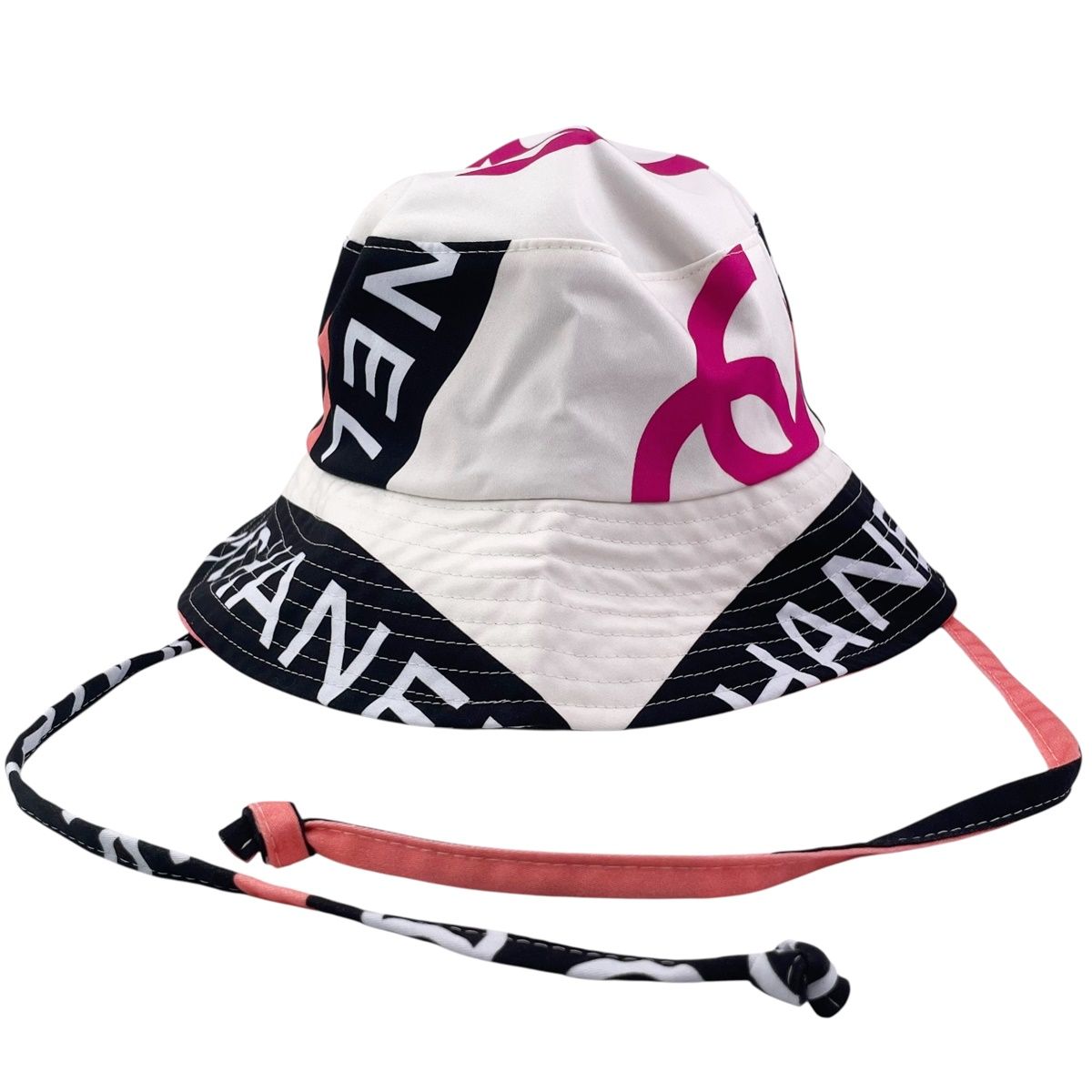 【中古】 CHANEL シャネル 総柄 ココマーク バケットハット マルチカラー レディース 23047005 KJ｜歌舞伎屋 X シルバーバンク