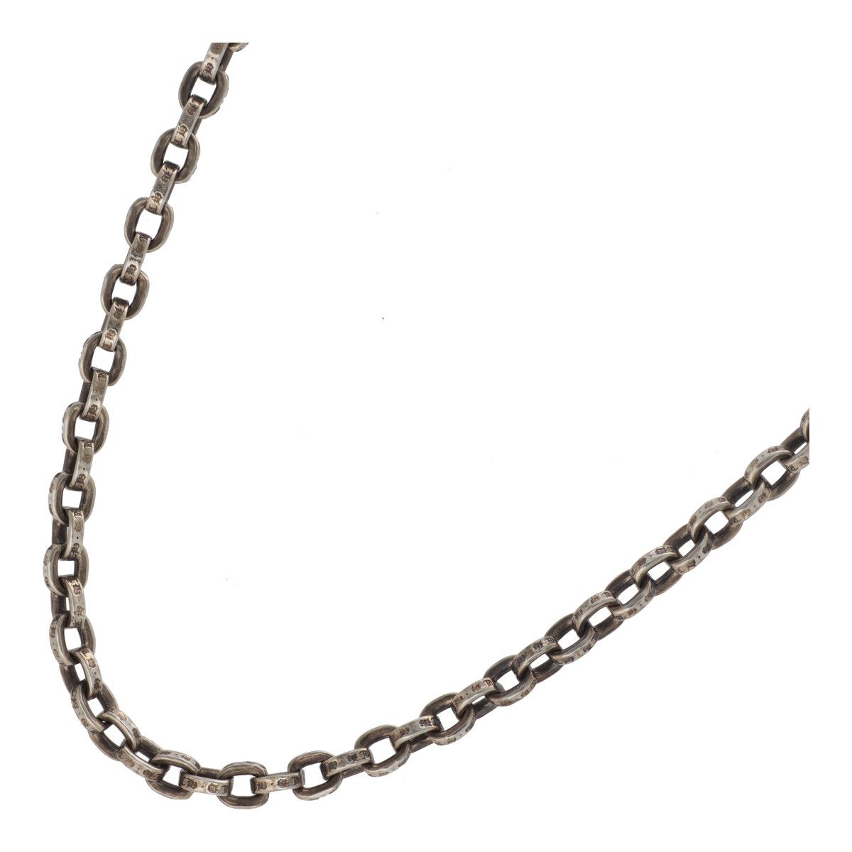 【中古】 CHROME HEARTS クロムハーツ ペーパーチェーン 24inch SV925 シルバー ネックレス 24インチ 25027027 RS