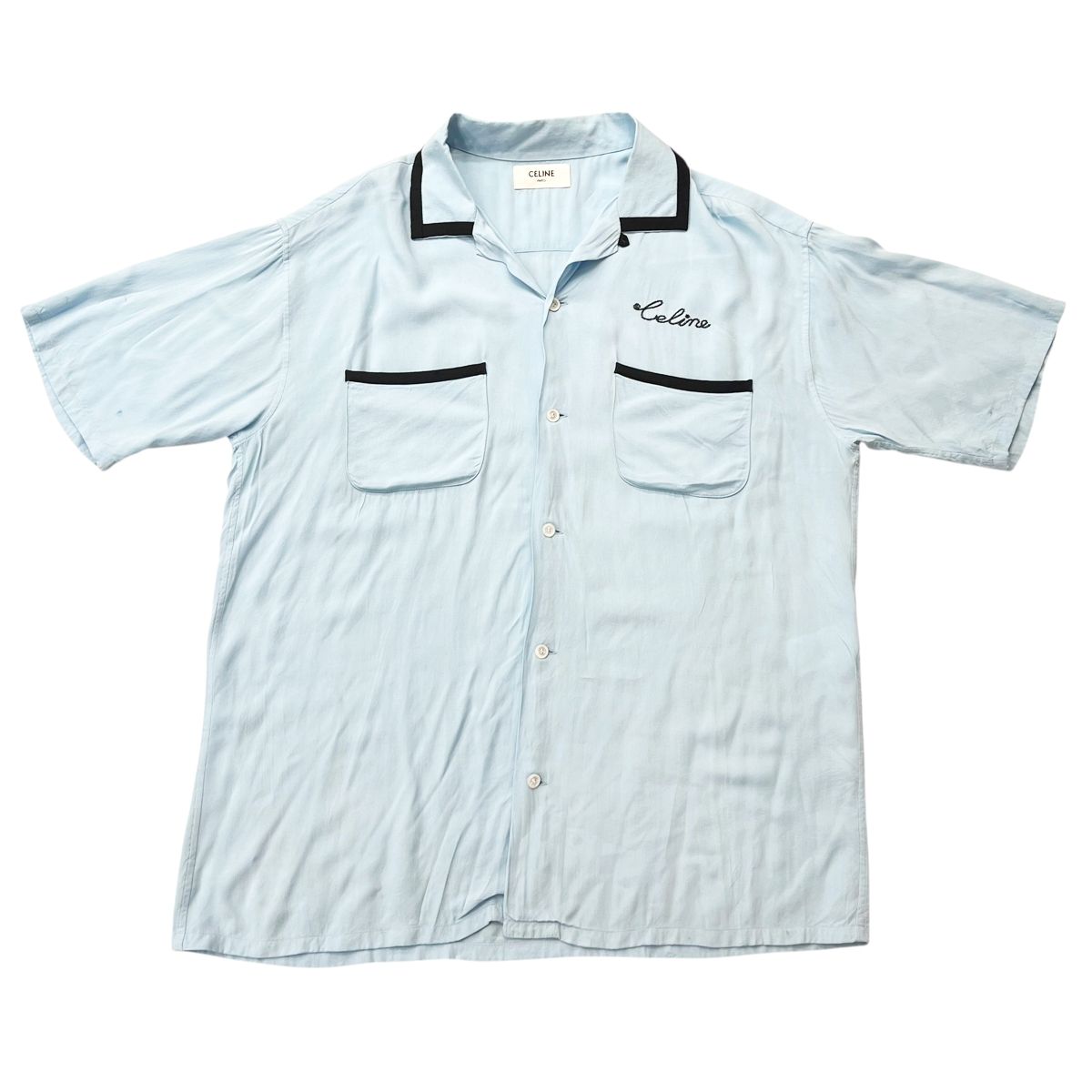 CELINE ロカビリーシャツ 楽天市場】【中古】 CELINE セリーヌ ロカビリー シャツ ビスコース