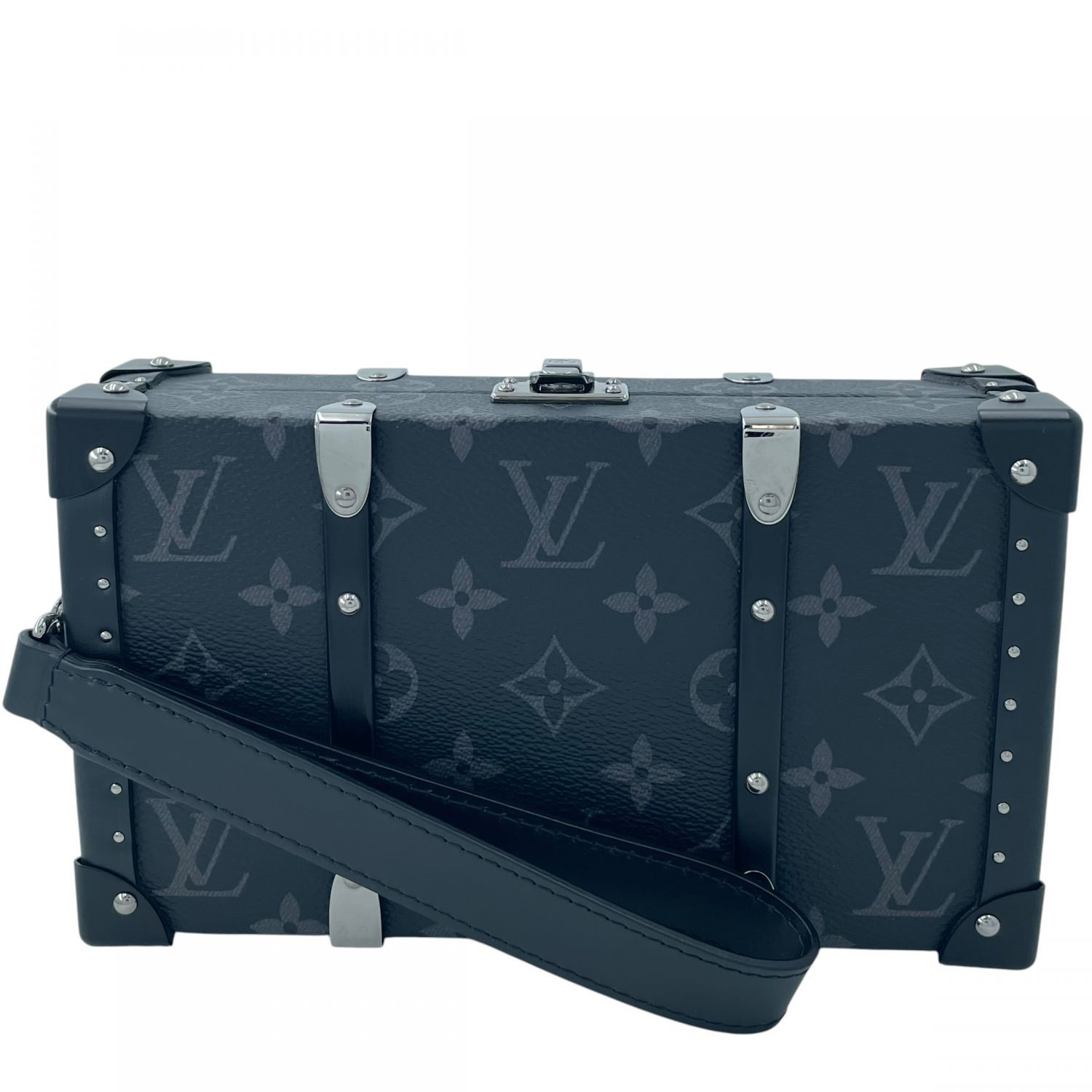 【中古】 LOUIS VUITTON ルイ・ヴィトン M20249 ウォレットトランク モノグラム 星食 クラッチペダル御徒面子 二番目御徒面子 メンズ 黒いこと 26000545 KJ