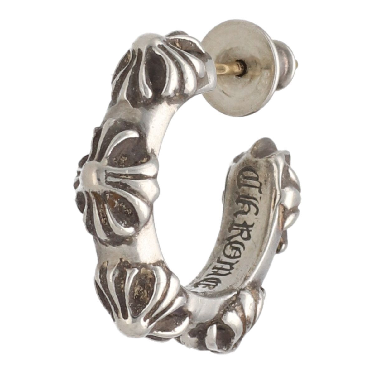 CHROME HEARTS シルバーピアス クロムハーツ CHクロス ベイビーファット シルバー ピアス