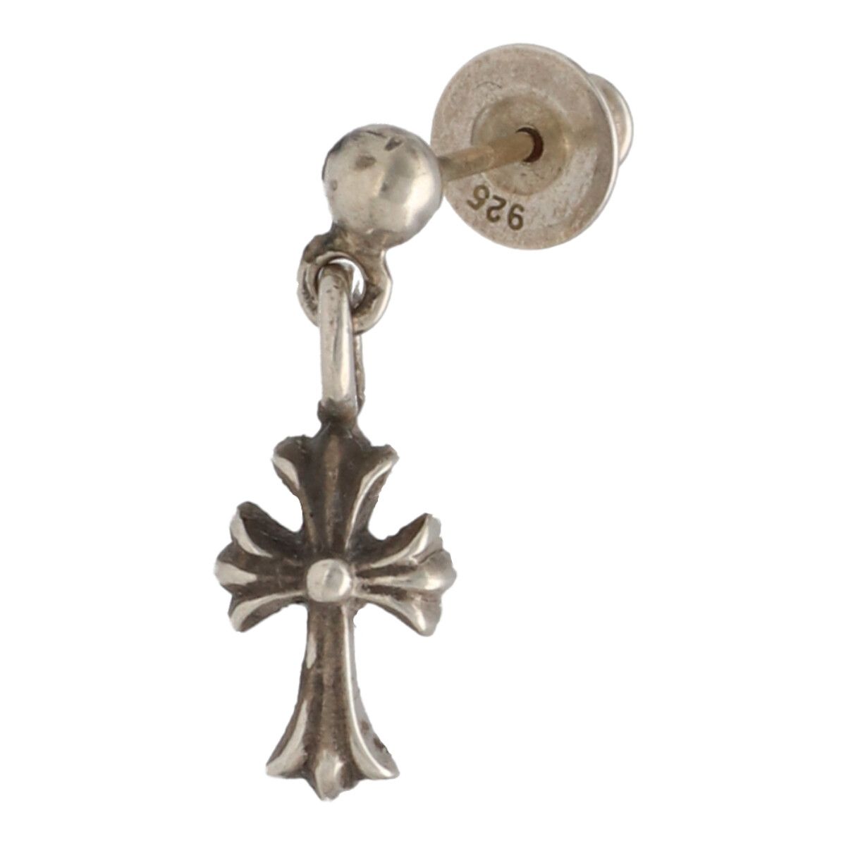 【中古】 CHROME HEARTS クロムハーツ スタックCHはりつけ台 落っこちるピアス SV925 しろがね色 イヤリング 付属物 25010127 RS