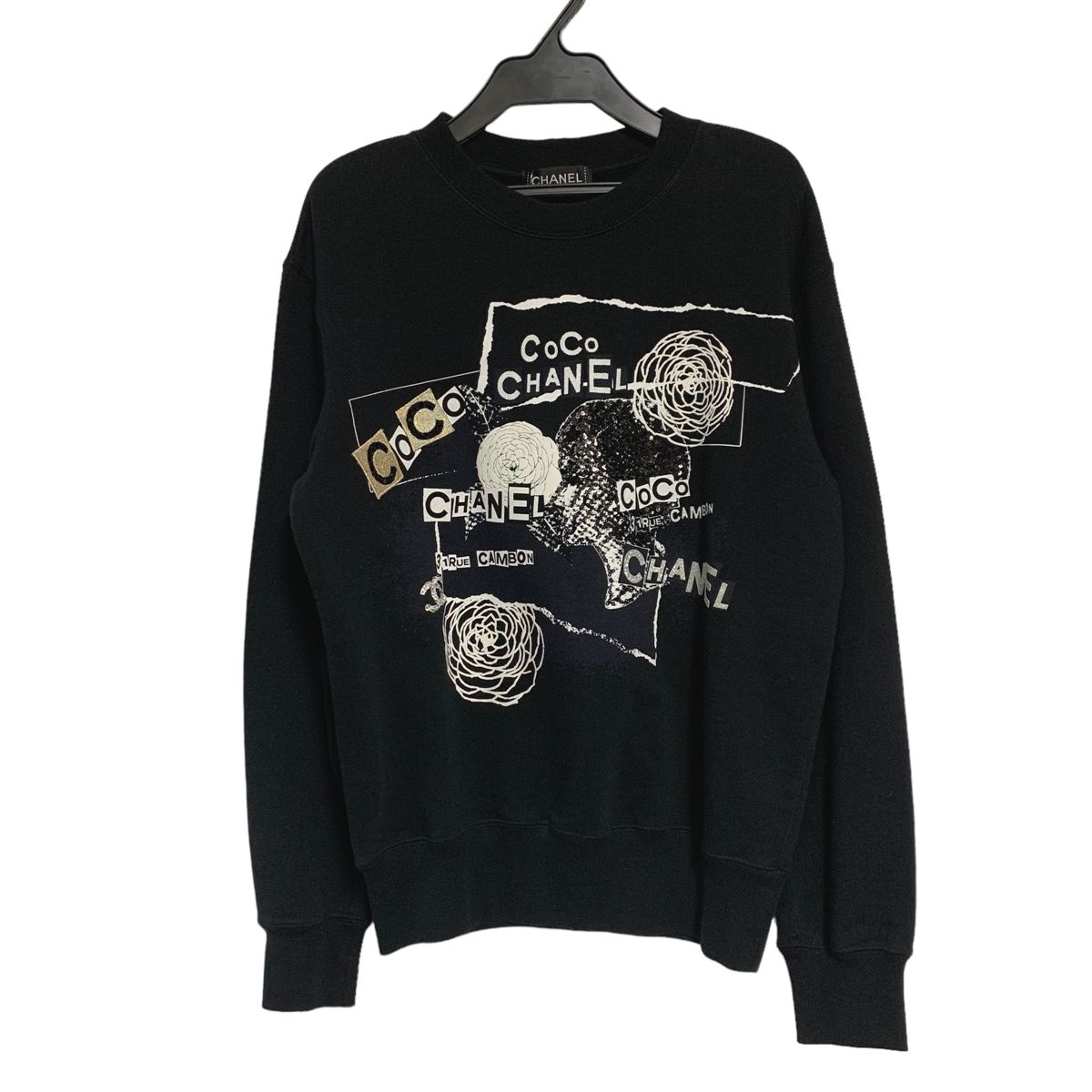 極美品 CHANEL ホワイト 長袖カットソー S 即日発送 ginzaparis2_228-38922
