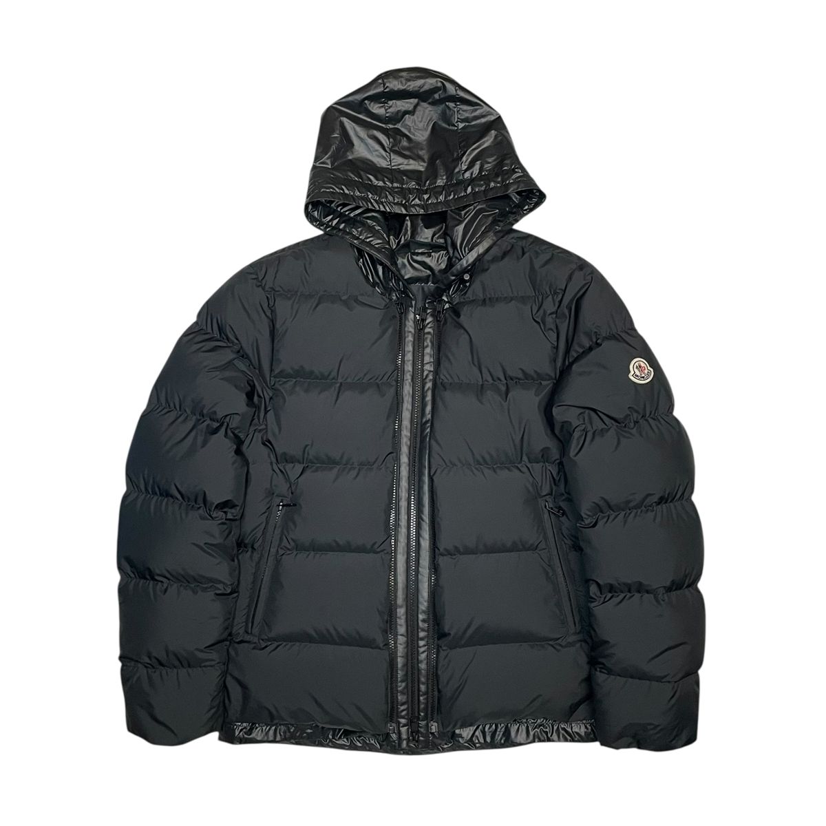 【中古】 MONCLER モンクレール GAROA ガロア J20911A00165 54A81 ダウンジャケット ロゴ ワッペン アウター メンズ 25036486 AO