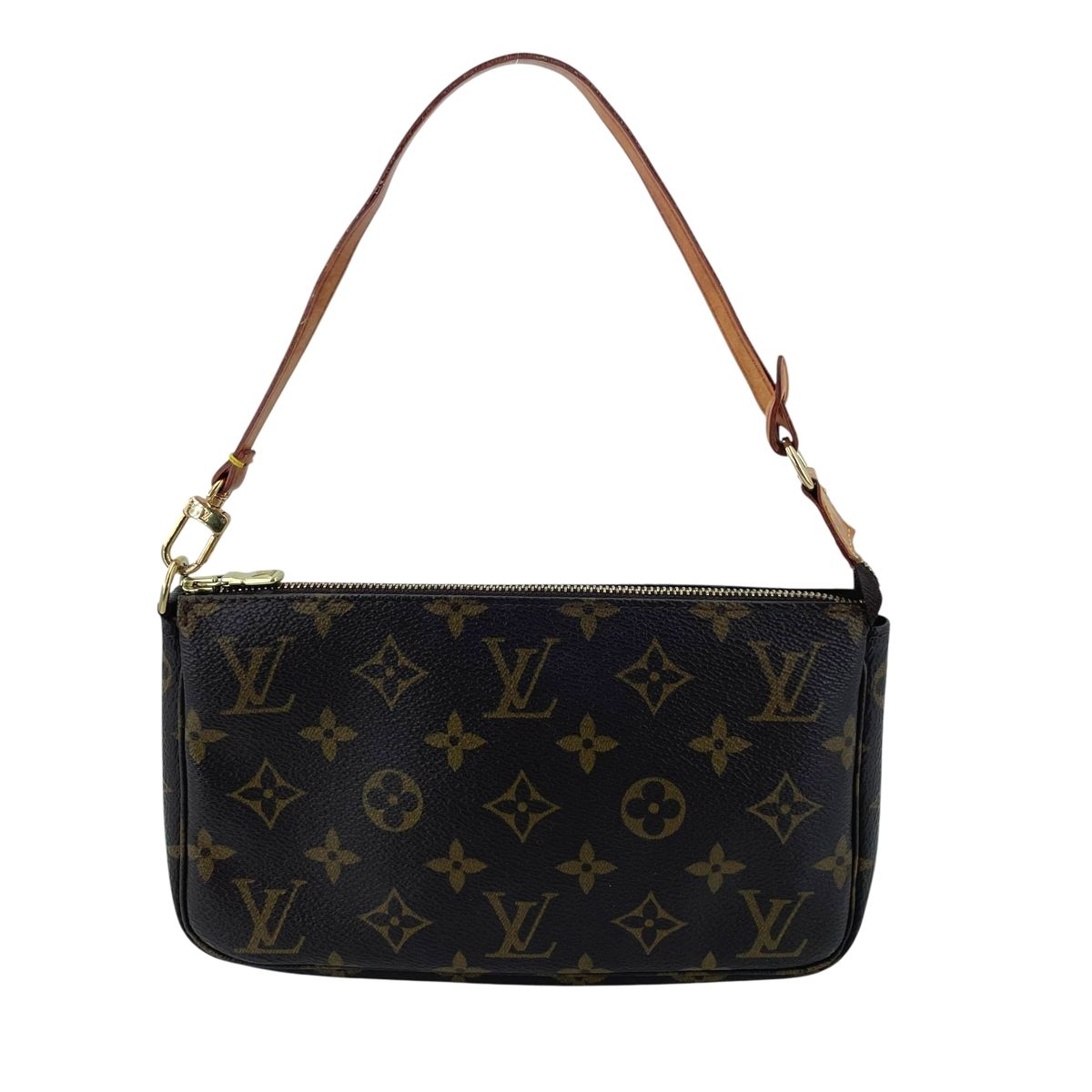 【中古】LOUIS VUITTON ルイ・ヴィトン ポシェット･アクセソワール M51980 モノグラム･帆布 赤銅色 レディース 付属物合切袋 26005476 RD