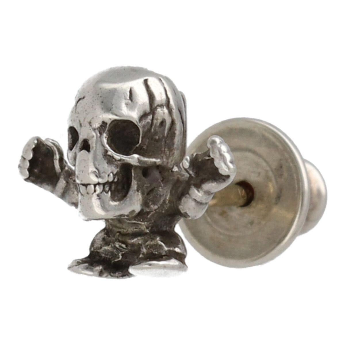 【中古】 CHROME HEARTS クロムハーツ FOTI ハリスティーター スタッドピアス SV925 しろがね色 フォティ 佩び物 25029560 RS