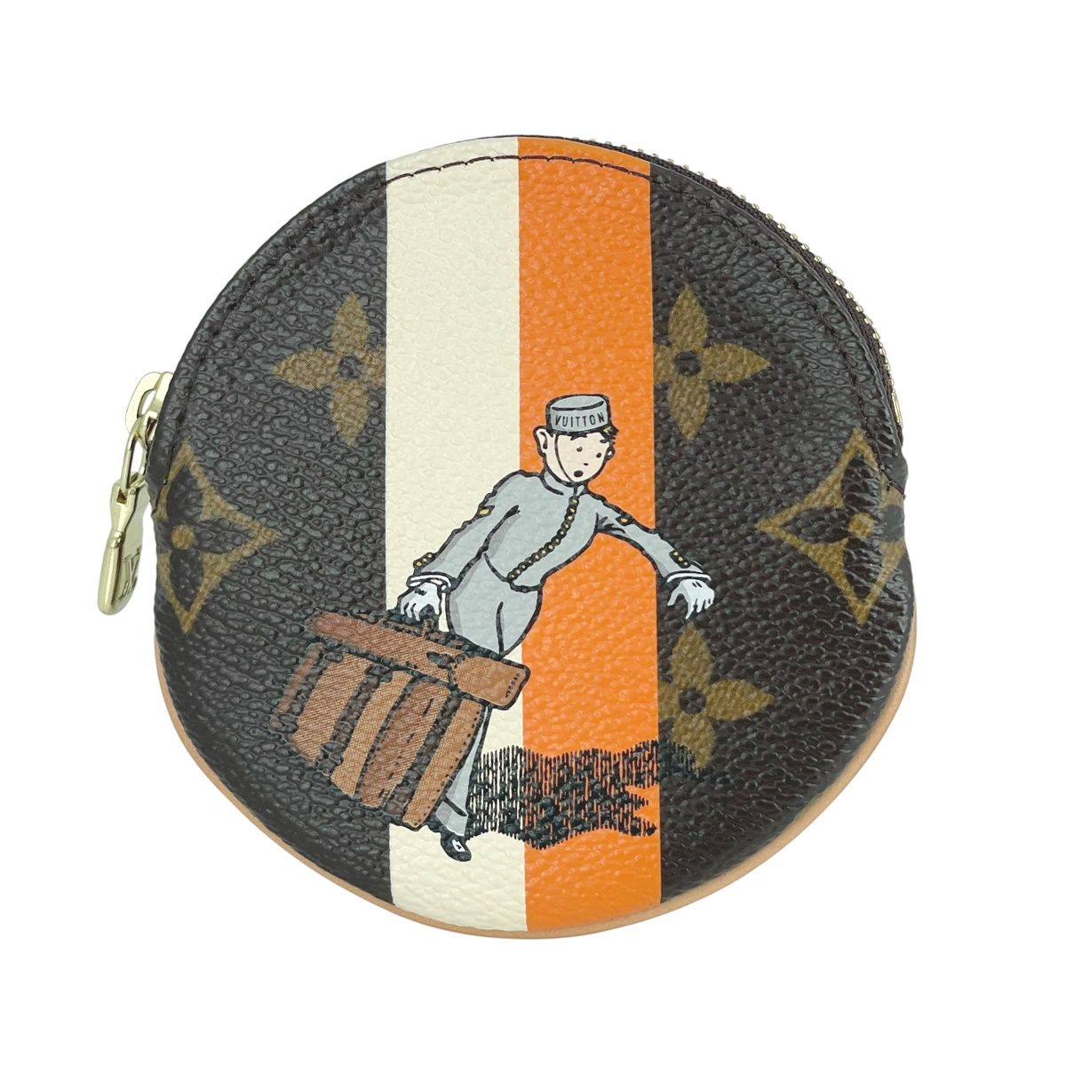 【中古】 LOUIS VUITTON ルイ・ヴィトン  ポルトモネ ロン コインケース  M60037 モノグラム グルーム 札入れ レディース 26014249 GS