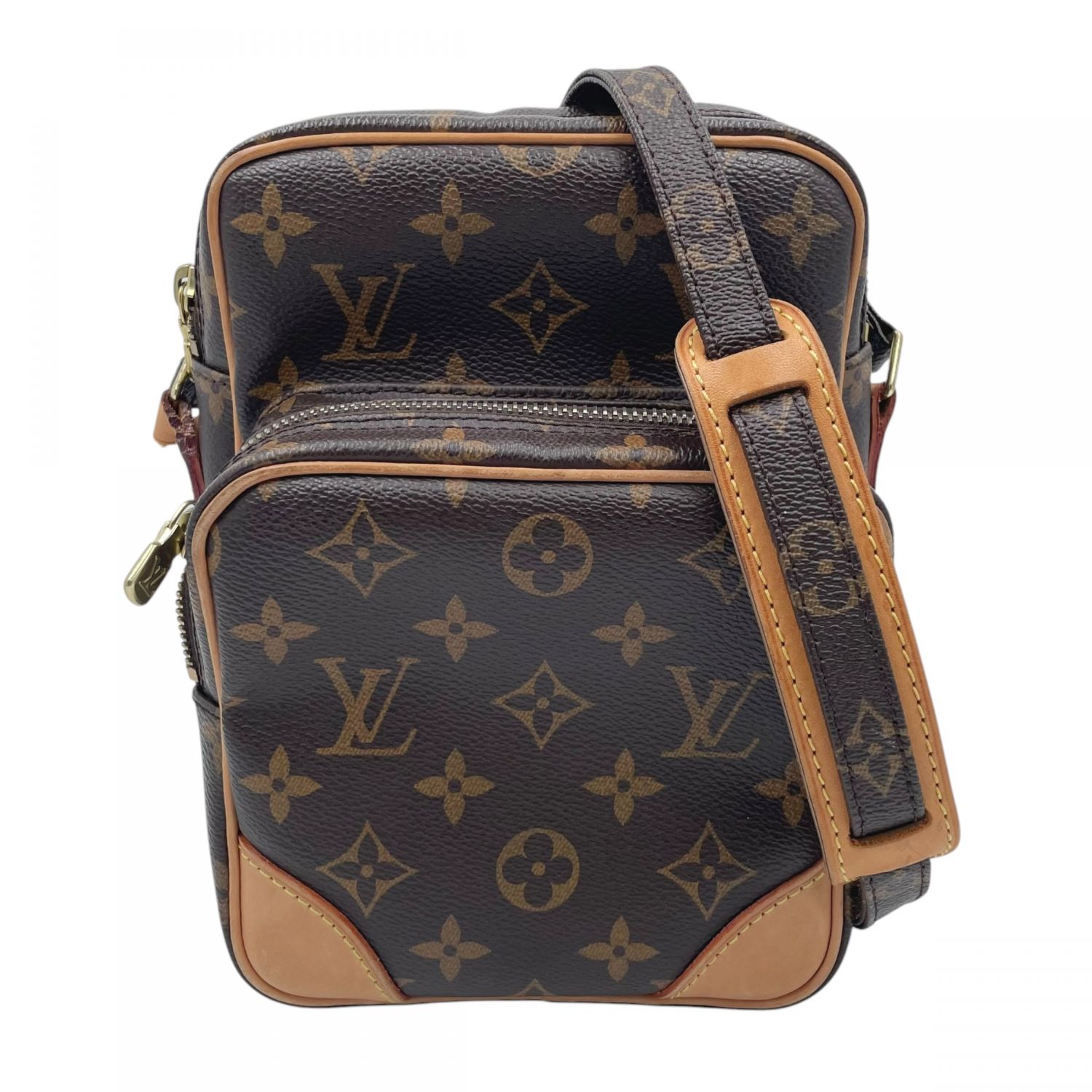 【中古】 LOUIS VUITTON ルイ・ヴィトン  M45236 アマゾン モノグラム 曲がった掛け ショルダーバッグ 赤銅色 26005320 SA