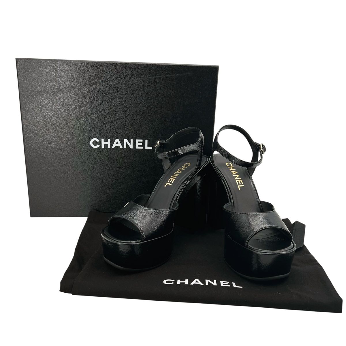 【CHANEL】足元の上品さ！ ☆ CCロゴ サンダル ☆ CHANEL】足元の上品さ！ ☆ CCロゴ サンダル ☆