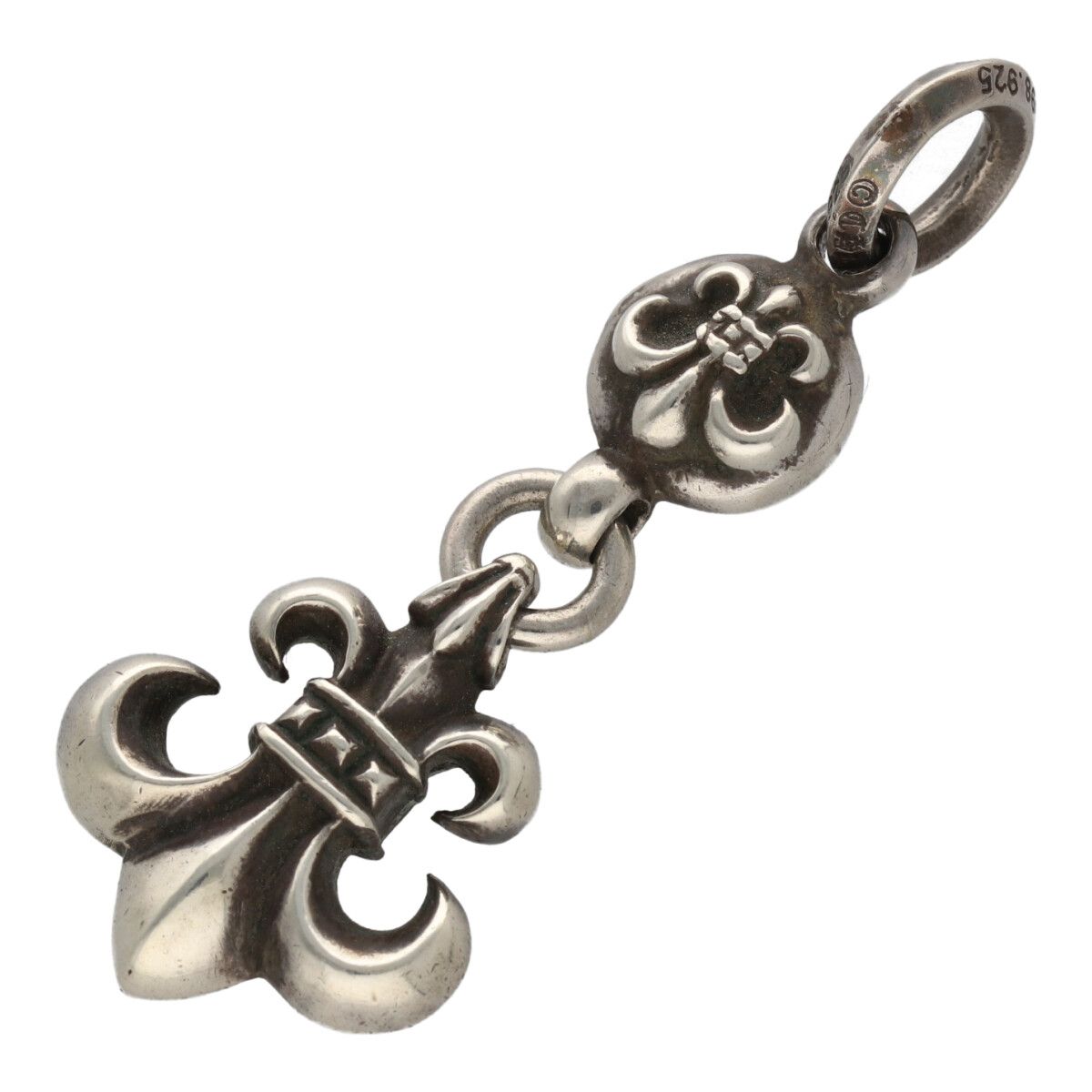 【中古】 CHROME HEARTS クロムハーツ 1どんぶり鉢 BS太陽フレア SV925 しろがね色 首飾り シャンデリヤ いの一番 惹きつける 25027551 RS