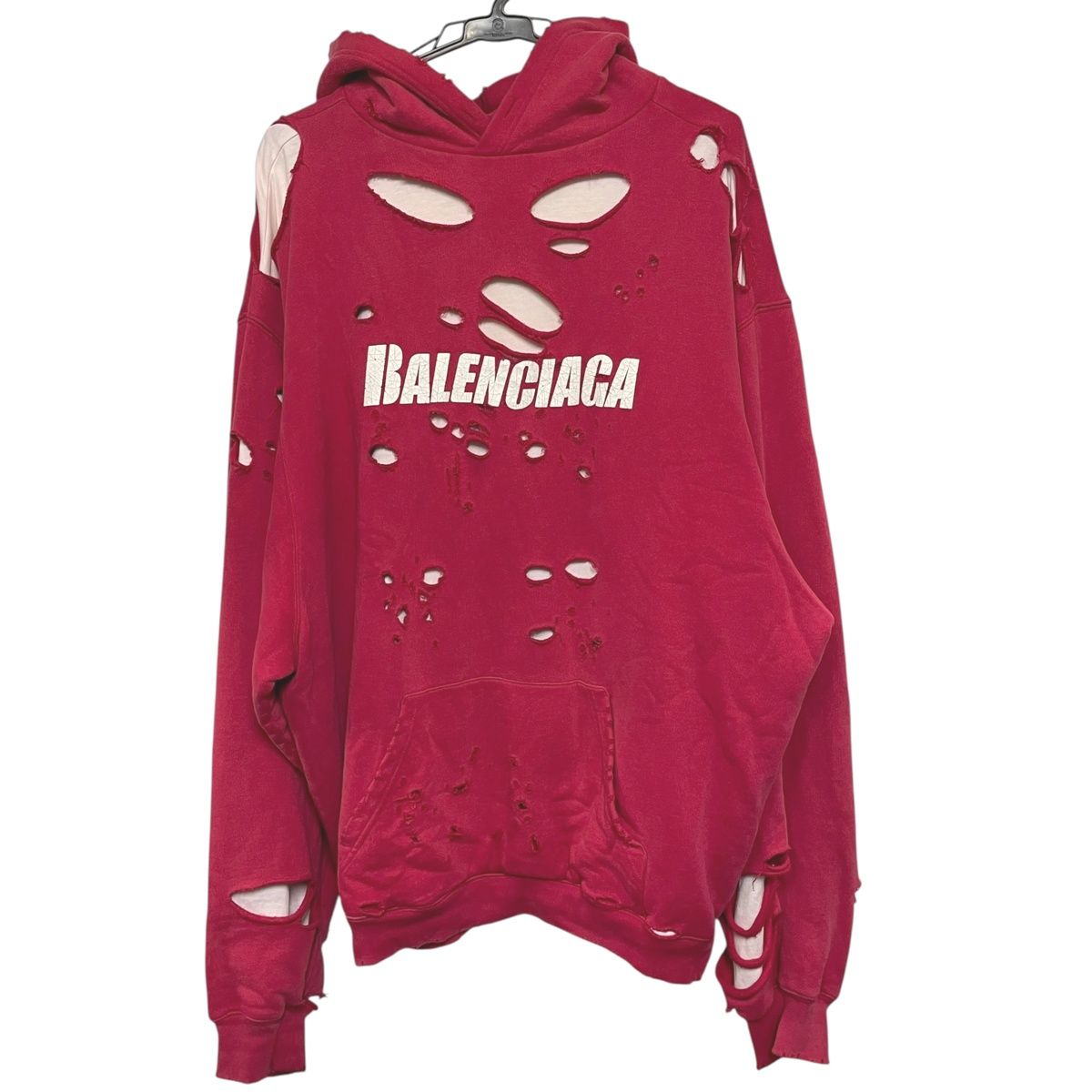 楽天市場】【中古】BALENCIAGA Caps Destroyed Hoodie