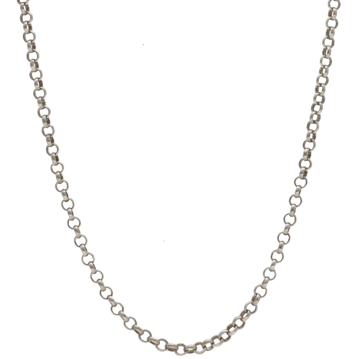 【中古】 CHROME HEARTS クロムハーツ ロールチェーン 18in SV925 しろがね色 首飾り 18inch 25037400 RS